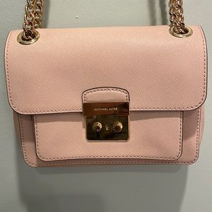 Pink leather Michael Kors handbag